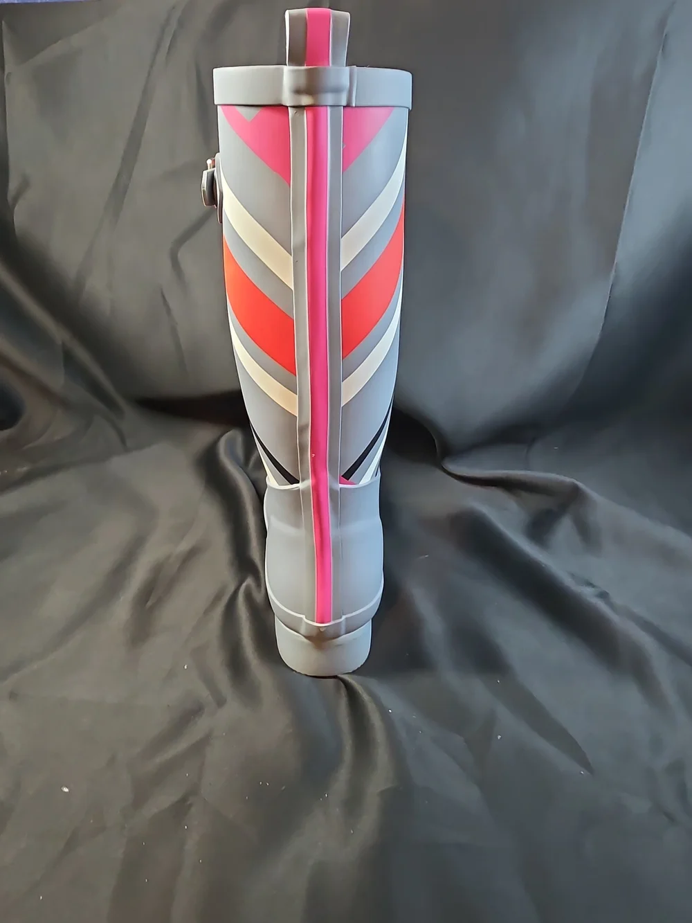 Vera Bradley Gray & Pink Patterned Women's Rain Boots